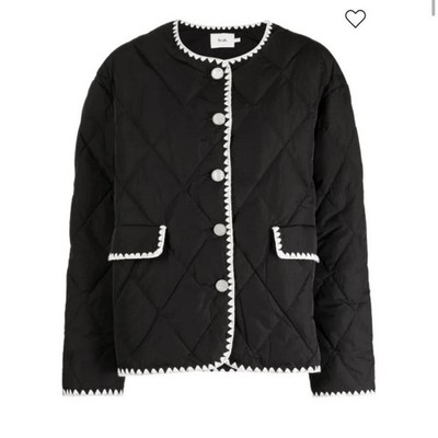 b+ab - quilted buttoned jacket
