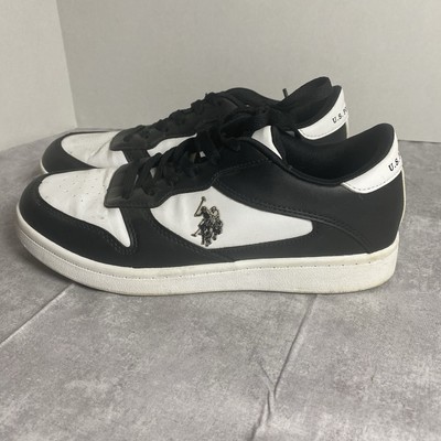 U.S. Polo Assn. Women s Size 7.5. NW11089 Beata Black And White Athletic Shoe