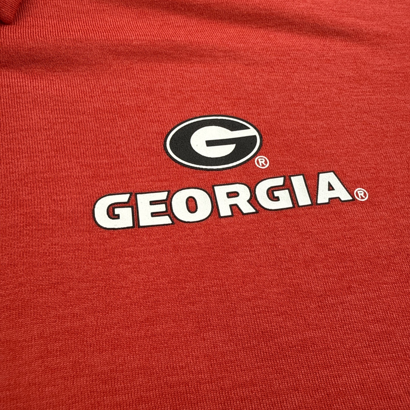 Georgia Bulldogs Polo Golf Shirt Mens XL Red Short Sleeve UGA Dawgs Columbia thumbnail 3