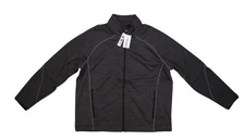 North End Sport Jacket Mens 2XL Carbon Black Full Zip Softshell Fleece 88697