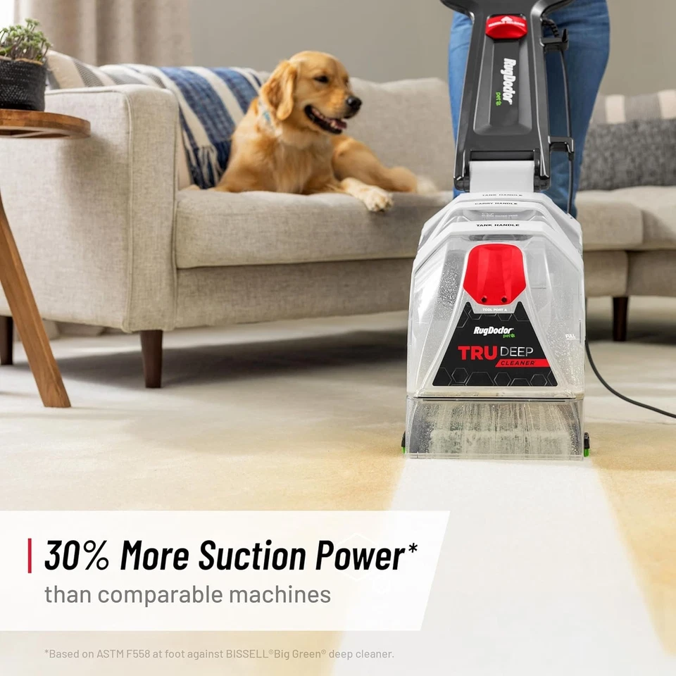 Pet Carpet Upholstery Cleaner Suction Power Deep Stain Removal Vacuum - Image 4 of 4