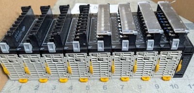 Omron SYSMAC PLC Rack   (7) CJ1W OD211, (1) ID211, (1) TER01 9 Slot [C8S4]#2