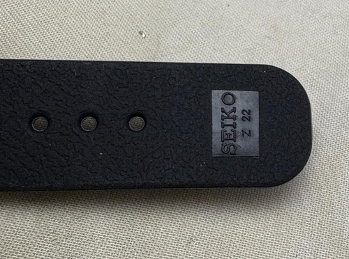 Seiko 7002-7001 Vintage St. Acier Scuba Noir Argent Rond Automatic Montre Hommes - Photo 5 sur 8