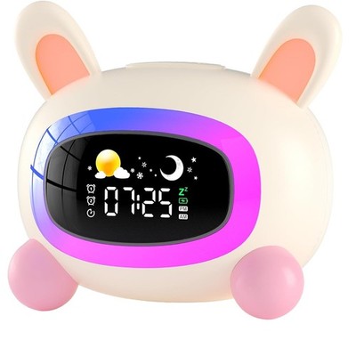 Digital Kinderwecker Wake Up Wecker Nachtlichter Uhr für Mädchen Jungen Geschenk