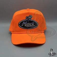 Mack Trucks Dale Gribble Trucker Hat Retro Orange Rope Cap King of the Hill