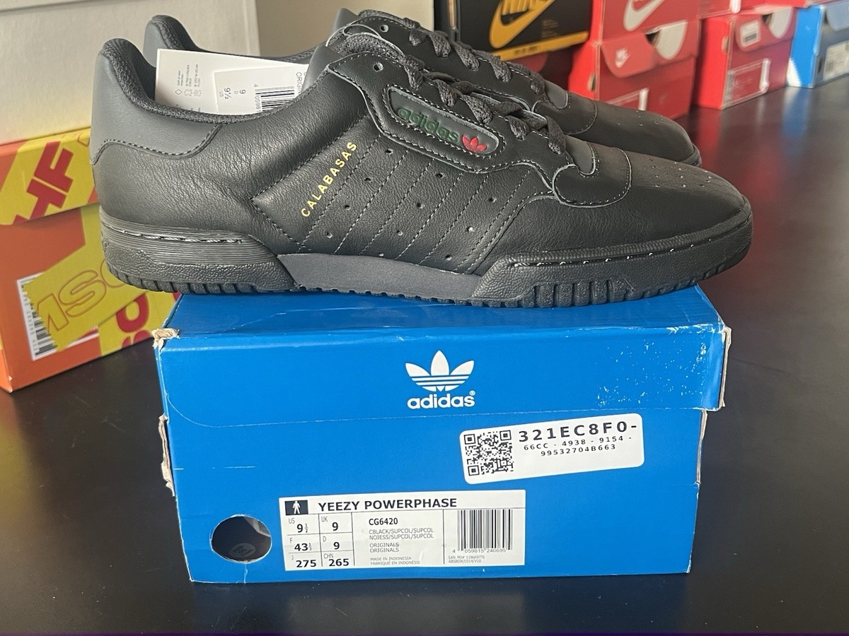 adidas gazelle silver green womens adidas Yeezy Powerphase Calabasas 'Core Black' – Hype Vault main image 1