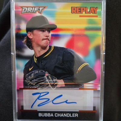 2025 Pulse Drift Bubba Chandler Pittsburgh Pirates Auto Autograph Card 7/37