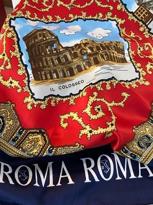 Roma Scarf made in Italy pure silk