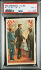 INAUGURATION OF LINCOLN 1910 T70 Historical Events PSA 2 GOOD