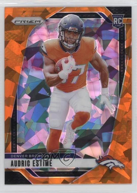 2024 Panini Prizm Rookies Orange Ice Prizm Audric Estime #306 Rookie RC