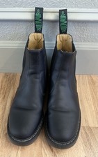 Solovair Black Greasy Dealer Boot Size 8 Mens UK Men?s 9 US