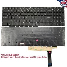 New US Keyboard for MSI GS75 Stealth 8SE GE63/ GE73/ GE65/ GE75 Raider Series