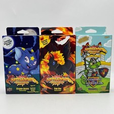 Lot Neopets Battledome Meridell Starry Acara Fire Uni Starter Decks