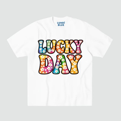 Lucky Day Super Heavyweight Tee-Psychedelic Collection