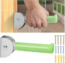 Flip Up Grab Bars for Stairs & Doorway, Safety Assist Handle White 