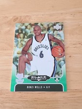 2004-05 Upper Deck Black Diamond #105 Bonzi Wells Green /25 Rare $$$