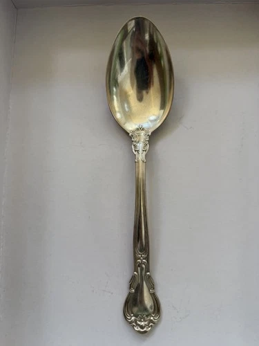 Gorham Chantilly Sterling Silver Serving Spoon – 1895 – No Monogram – 9”