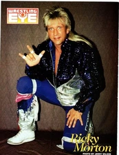 WCW WORLD CHAMPIONSHIP WRESTLING PINUP (1992) RICKY MORTON ROCK ROLL EXPRESS