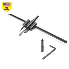 30-300mm Alloy Adjustable Circle Cutter Kit Hole Saw Drill DIY Handy Tool F