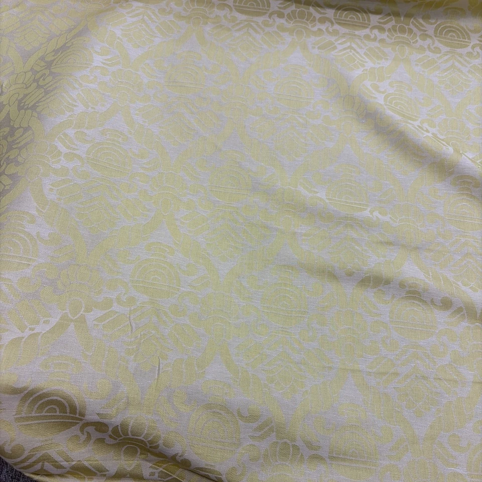 Estampado de algodón Scalamandre “Seasons” 20 3/4 yardas en beige estriado Foto 4 de 4