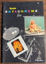 VTG KODAK Ektachrome Film Pocket Guide - First 1956 Printing - Great Condition
