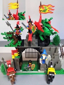 LEGO 6082 Majisto Tower 1906 + 6076 Dragon Mountain Castle Minifigures