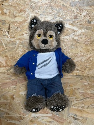 Build A Bear Wolf Plüschtier 18 Zoll Glow Plüschtier Howl O Ween BAB 