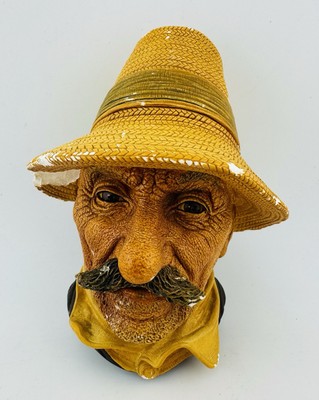 Vintage Bossons Chalkware Head Rumanian (1971) Congleton England