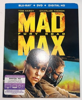 2015 WB Mad Max Fury Road Blu-Ray & DVD Combo. Vehicular Mayhem!