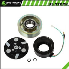 A/C Compressor Clutch Kit w/ 7Grooves For Honda CR-V 2012-14 Civic 2012-15