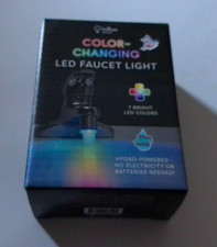 Brilliant Ideas LED Color Changing Faucet Light - Hydro-Powered - Brand New!!