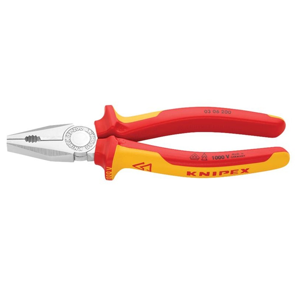 Knipex 03 06 200 Sb Vde Combination Pliers 200Mm - Image 3