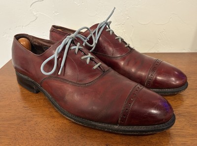 Allen Edmonds Brown Leather “Fifth Avenue” Walnut Cap Toe Oxfords - Size 11.5 D s-l400.jpg main image 3