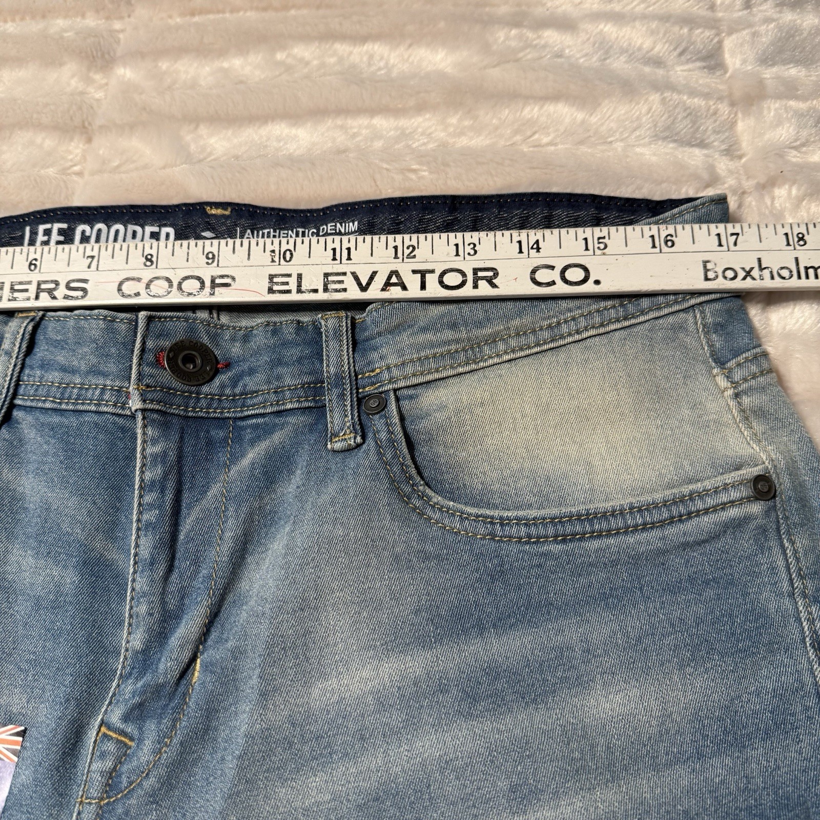 Lee Cooper Men's Original Authentic Denim Low Waist Slim Straight Leg 36 NWT image 8