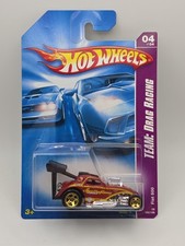 2008 Hot Wheels Fiat 500 Red Variant Die-Cast 1:64 Drag Racing Car