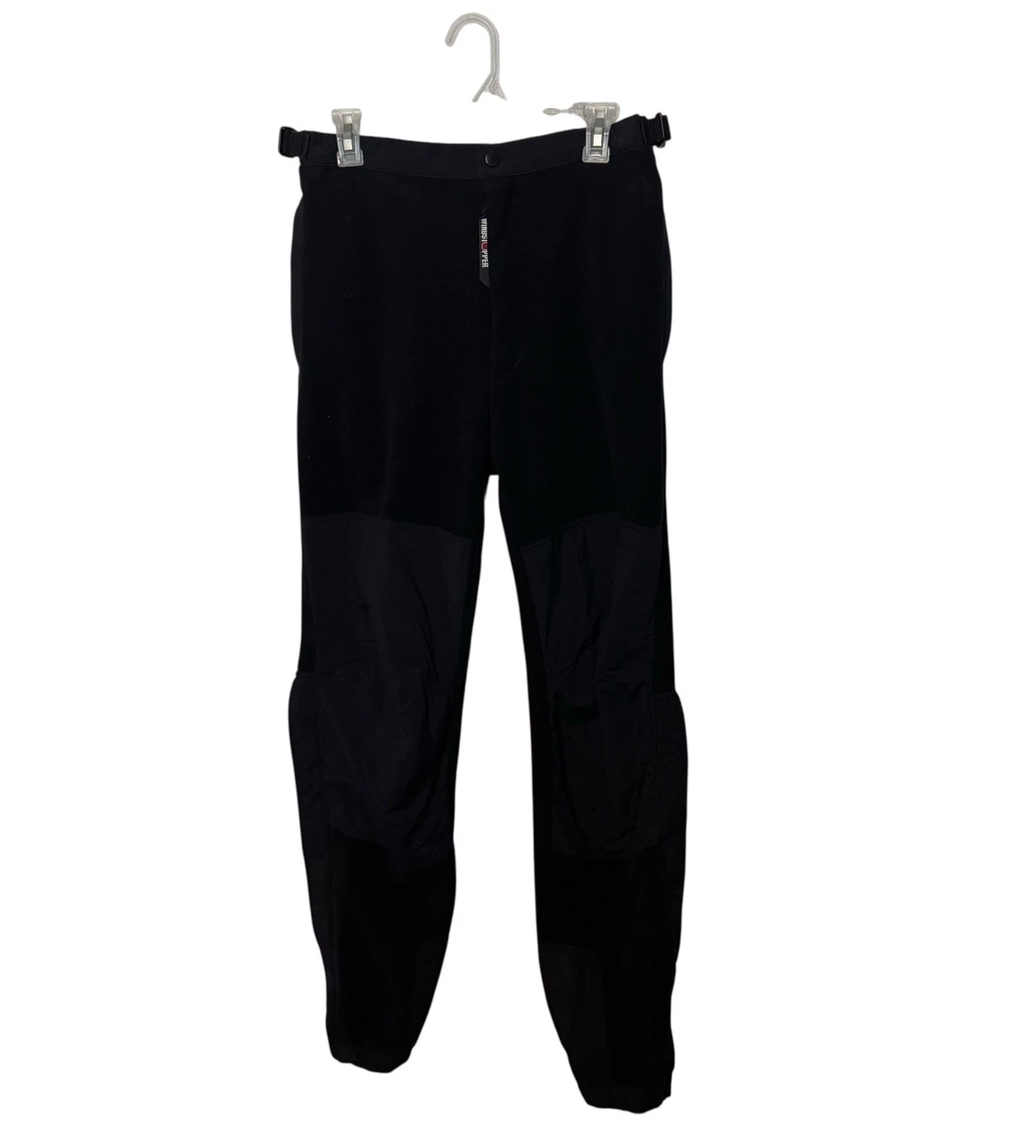 Cabelas Gore Windstopper Pants Mens Medium Black Fleece Adjustable Belt Outdoors