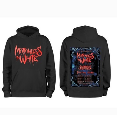 Motionless in White The Sweat And Blood Tour 2026 T-Shirt Or Hoodie