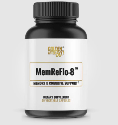 Golden After 50's MemReFlo-8 formula - Memory & Cognitive Support