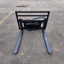 Hydraulic Side Shift Pallet Fork Forklift Attachment for Mini Skid Steer Loaders