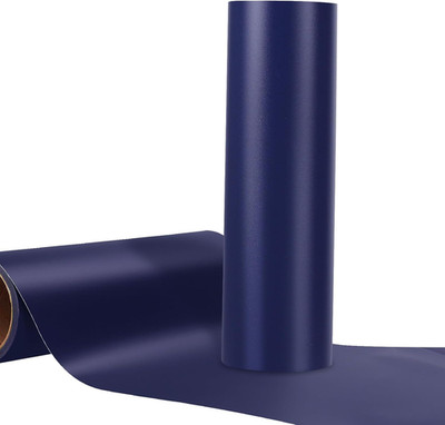 Navy Blue Vinyl,12'' X10Ft Blue Permanent Vinyl, Matte Blue Adhesive Vinyl Roll C