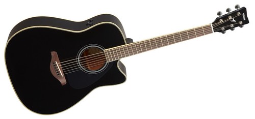 Yamaha FGC-TA Black Transacoustic Guitar Brand NEW - Afbeelding 2 van 4