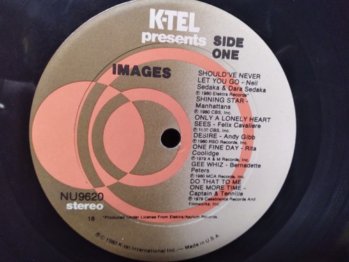 Images vinyl LP K-Tel International records NU 9620 1980 various soft rock - Picture 4 of 6