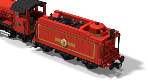 Instrukcja PDF Lokomotywa parowa Hogwart Express 7595 Hall Class 4900 MOC LEGO© Klocki - Zdjęcie 7 z 13