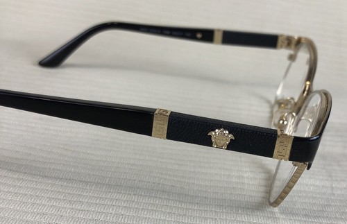 Versace Brille Brillengestell Only 1233-Q 1366 Schwarz 53-17-140 Metall Italy Schön - Bild 6 von 10