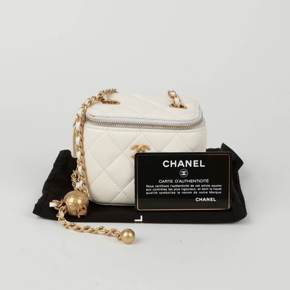 CHANEL Golden Ball Vanity Mini Shoulder Crossbody Bag AP1447 CHANEL Golden Ball Vanity Mini Shoulder Crossbody Bag AP1447
