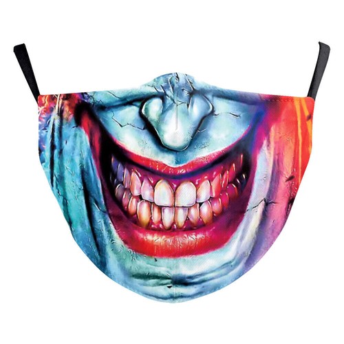 Adult Unisex Adjustable Reusable Joker/Farmer/Watch/Orcish Mouth Masks Facemasks - Picture 42 of 46