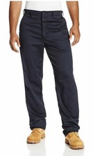 Bulwark Men's Flame Resistant 9 oz Twill Cotton Work Pant, Navy, 40W x 30L NWT