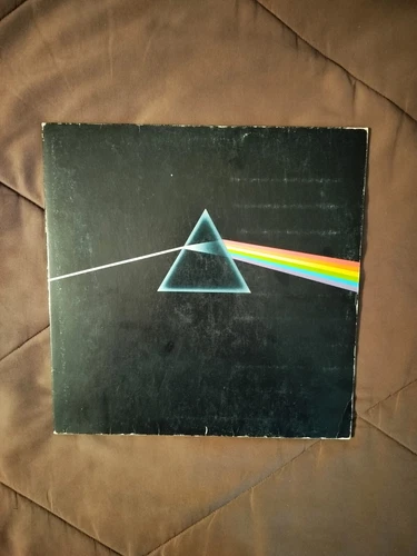 **2nd US LA Pressing** Pink Floyd "Dark Side of the Moon" (1973) Harvest LP  VG+