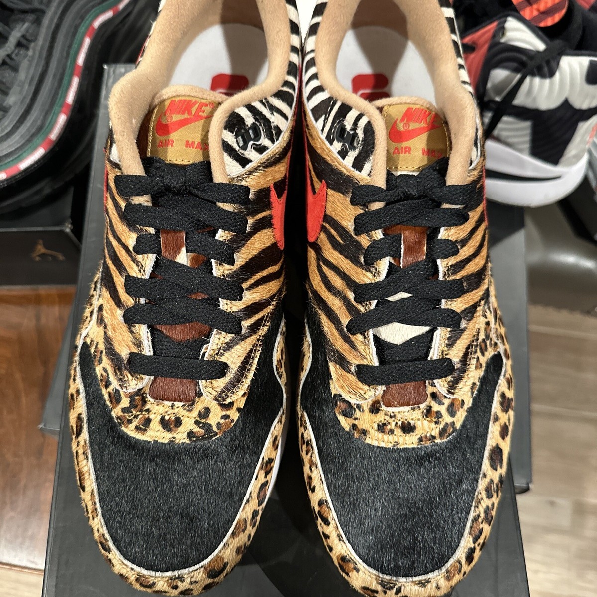 Size 13 - Atmos x Nike Air Max 1 DLX 2018 Animal Pack for sale