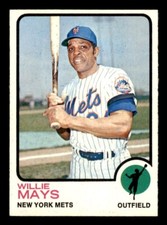 1973 Topps Baseball #305 Willie Mays NM - NM/MT *d2